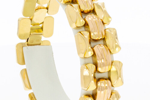 Breites Gold Armband 18 Karat - 19,2 cm