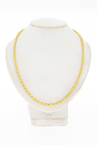 18 Karat Kordel Goldkette - 51,1 cm