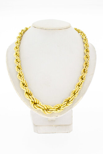14 Karat Gold Kordel Collier - 43,3 cm