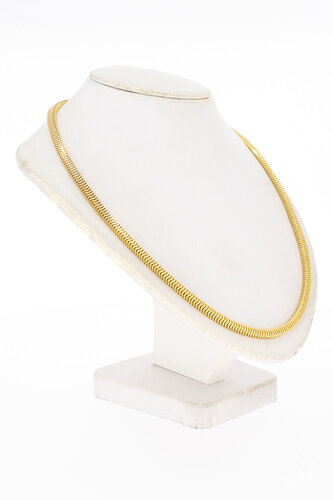 Geflochtene Kette 750 Gold - 45,7 cm