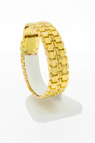 Breites Goldarmband 18 Karat - 19,4 cm