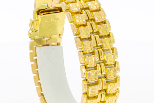 Breites Goldarmband 18 Karat - 19,4 cm