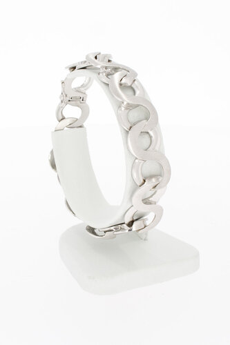 14 Karat Weißgoldenes Armband - 19,5 cm