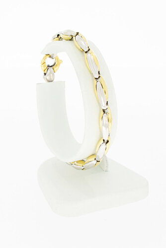 Bicolor Gold 18 Karat Armband - 19,4 cm