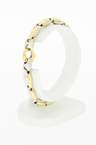 Bicolor Gold 18 Karat Armband - 19,4 cm