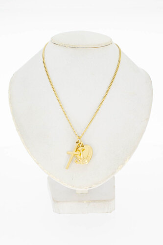 18 Karat Anhänger Hoffnung, Liebe & Glauben