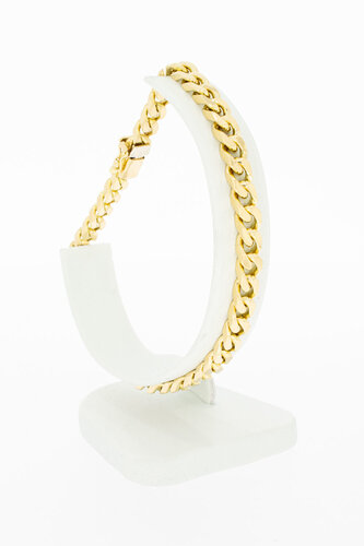 Panzer-Armband 750 Gelbgold - 22,3 cm