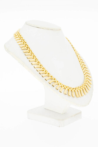 Sonnenstrahlen Choker 750 Gold - 44,7 cm