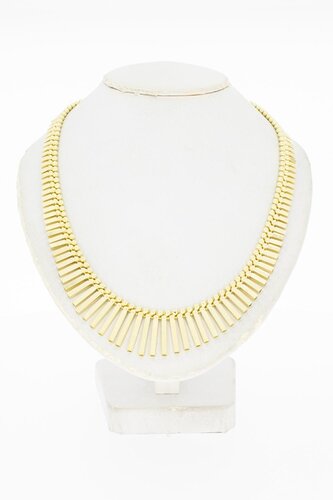 Sonnenstrahlen-Halskette 585 Gold - 45,6 cm