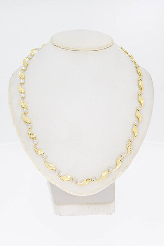 14 Karat Goldene Damenkette - 45,5 cm