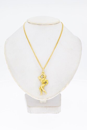 18 Karat Gold Anhänger 'Bodybuilder' - 3,2 cm