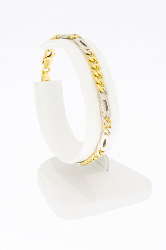 Panzer Armband 18 Karat Gold - 18,3 cm