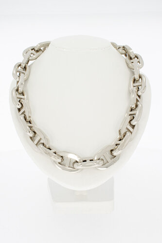 Anker Halskette 750 Weißgold - 75 cm