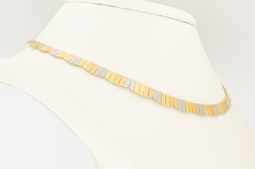 14 Karaat gouden Cleopatra Collier - 42,2 cm