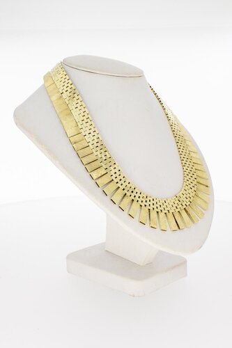 Cleopatra Collier 14 Karaat goud - 42,2 cm