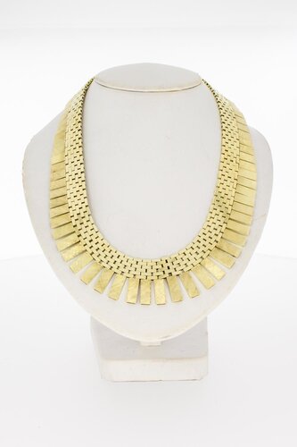 Cleopatra Collier 14 Karaat goud - 42,2 cm
