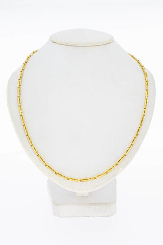 18 Karat Gold Stäbchenkette - 56,8 cm