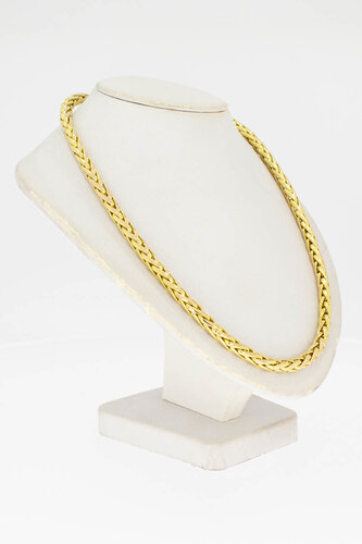 Vossenstaart ketting 14 Karaat goud - 45,1 cm