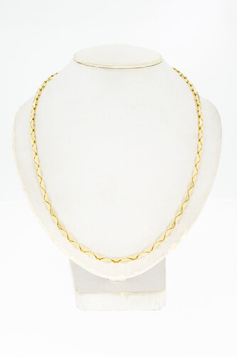 585 Gold Gliederkette - 45,4 cm, 16,4 g