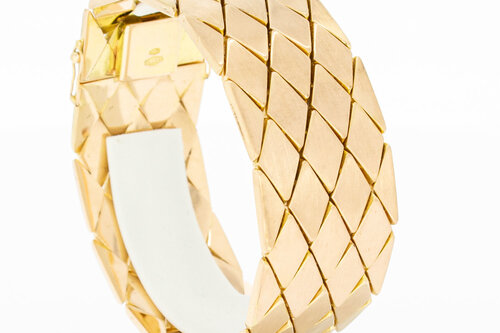 Breites Goldarmband 18 Karat - 18,4 cm