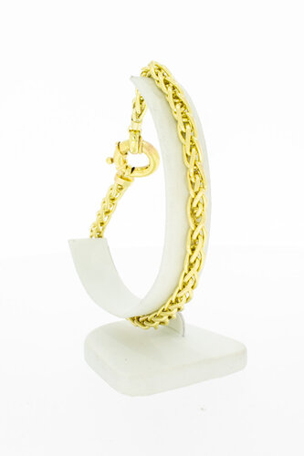 14 Karaat Vossenstaart armband - 25,3 cm