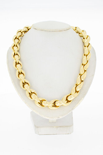 Anker schakelketting 18 Karaat - 47,6 cm