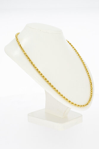 18 Karat Gold Kordelkette - 71,5 cm