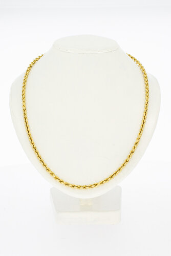 18 Karat Gold Kordelkette - 71,5 cm