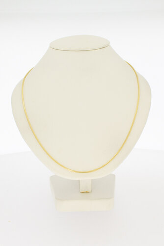 585 Gold Schlangenkette Damen - 45,5 cm
