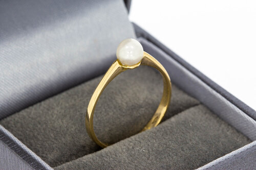 Vintage 18 Karat Gold Solitärring - Ringgröße 57, 1,9 g