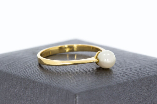Vintage 18 Karat Gold Solitärring - Ringgröße 57, 1,9 g