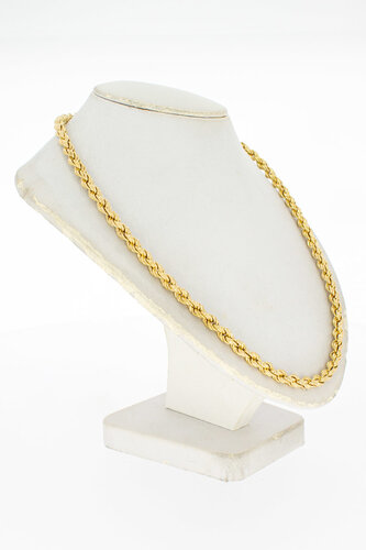 18 Karat Gold Kordelkette - 81 cm