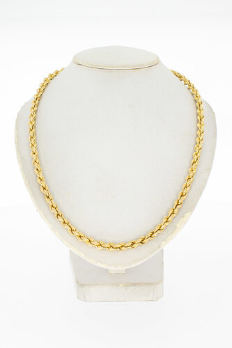 18 Karat Gold Kordelkette - 81 cm