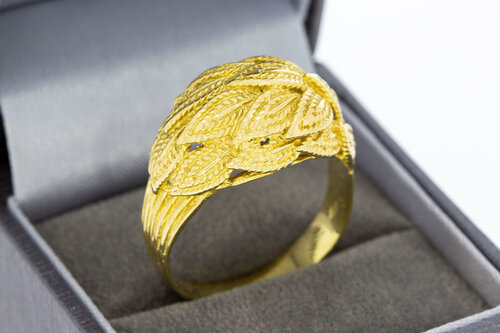 18 Karat Gold Statement-Ring - Ringgröße 68