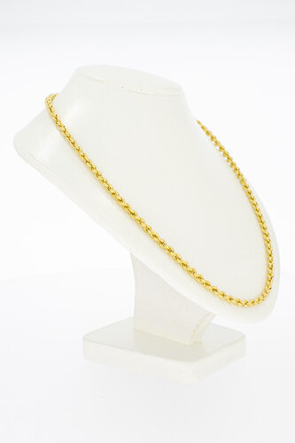18 Karat Gold Kordelkette - 52,4 cm