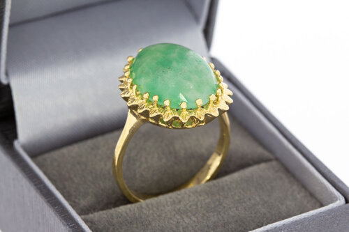 Vintage 585 Gold Ring Damen - Ringgröße 60