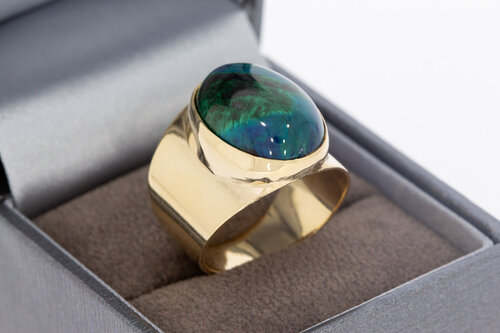 585 Gold Statement-Ring - Ringgröße 59