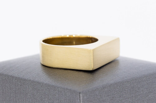 585 Gold Statement-Ring Herren - Ringgröße 58