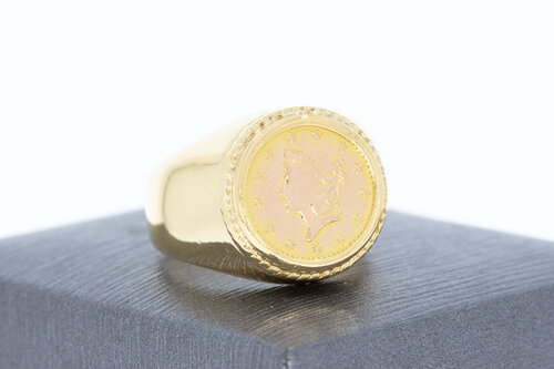Vintage 18 Karat Gold Ring - Ringgröße 59