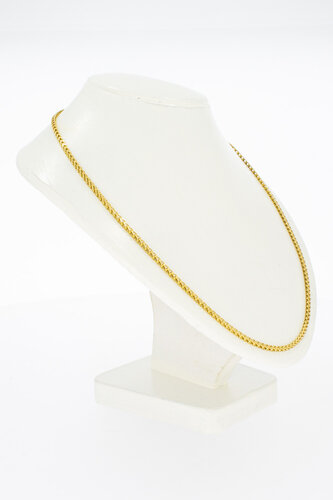 18 Karat Gold Fuchsschwanzkette - 51,2 cm
