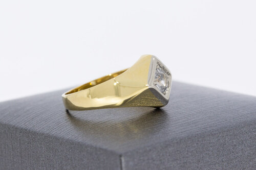585 Gold Ring mit Saphir - Ringgröße 51