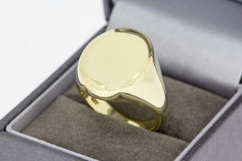 585 Gold Siegelring Herren - Ringgröße 64, 13,8 g