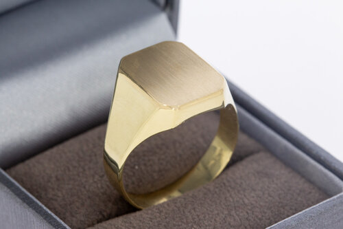 585 Gold Siegelring Herren - Ringgröße 21,5