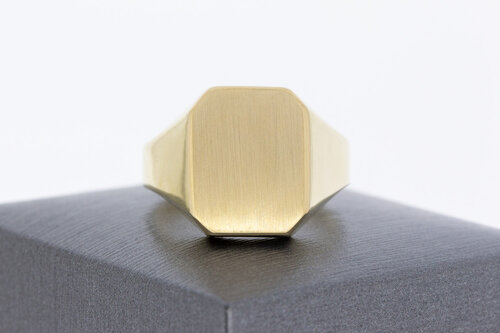 585 Gold Siegelring Herren - Ringgröße 21,5