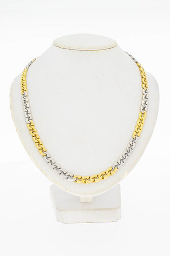18 Karat Tricolor-Gold Panzerkette - 54,8 cm