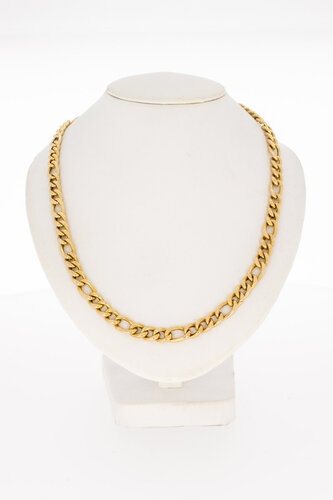 585 Roségold Figarokette - 45,5 cm
