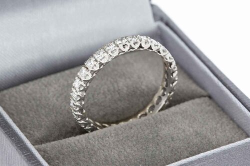 585 Gold Ring Damen mit Diamant 1,12 ct - Ringgröße 58