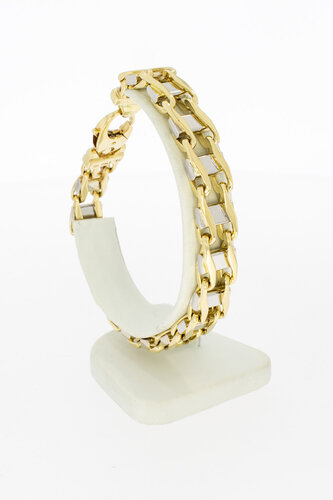 Königsarmband Herren 585 Bicolor-Gold - 23,4 cm